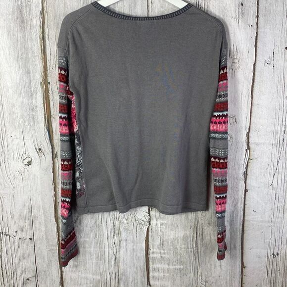 Sundance Floral Knit Cotton Blend Sweater Size XS   348 - Picture 6 of 10